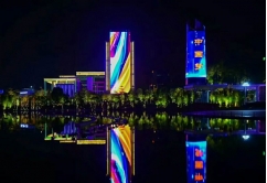LED网屏 - 广州科学城广场